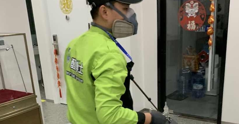 新荣招商银行除甲醛现场